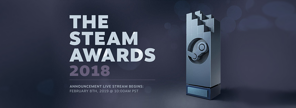 Steam to Broadcast Steam Award 2018 Winners Live on Steam.TV
