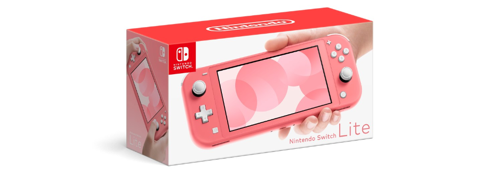 Nintendo Unveils a Coral Pink Colored Switch Lite Console