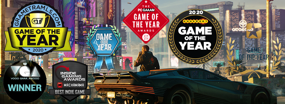 Cyberpunk 2077 Wins the 2020 Game of the Year Award!