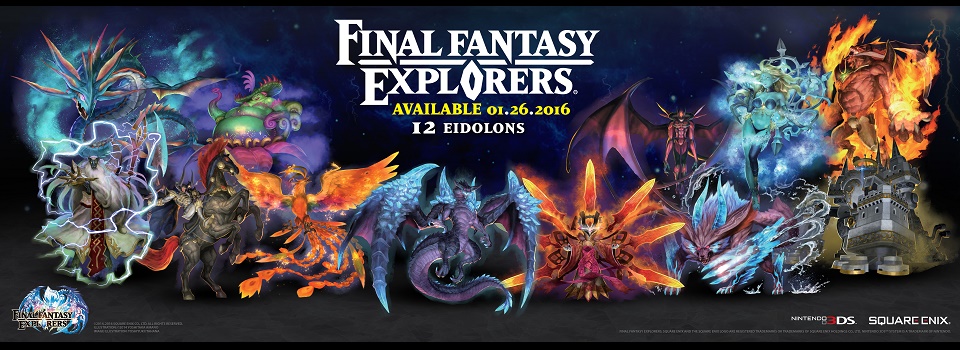 Square Enix Releases Eidolon Infographic on FF Explorers