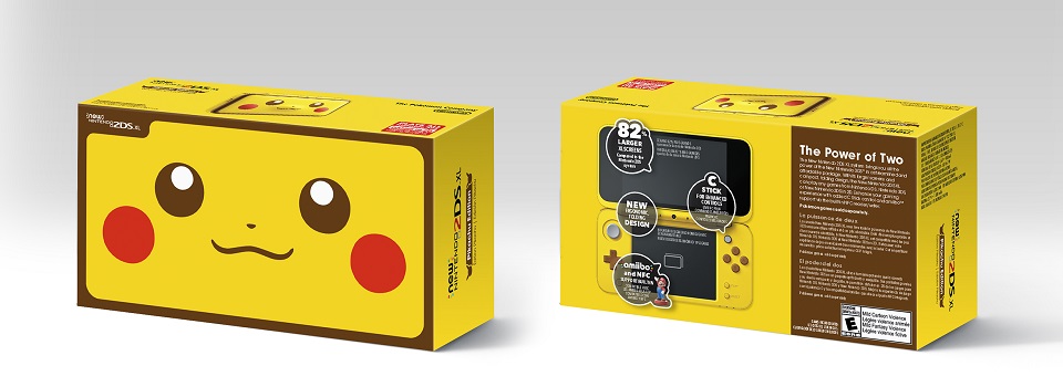 Nintendo Announces Pikachu Themed 2DS XL
