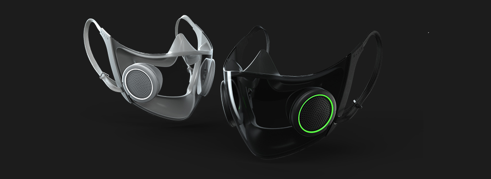 Razer Unveils "The World's Smartest Mask," With Filters, RGB, More