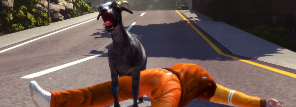 Goat Simulator Patch adds Local Multiplayer and Map