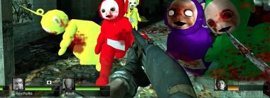 Left 4 Dead Mod replaces Zombies with Teletubbies