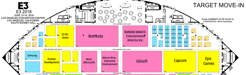 E3 Floor Plans and Booth List Released Gamerz Unite