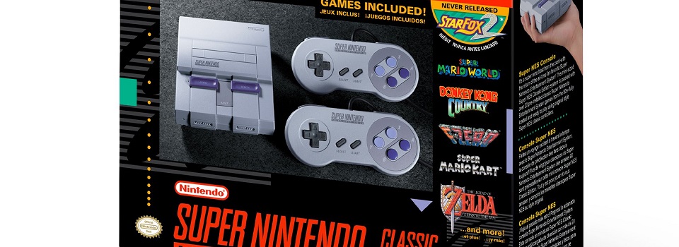 Nintendo Unveils SNES Classic Mini