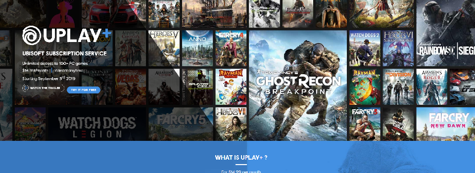 E3 2019: Ubisoft Announces Uplay+