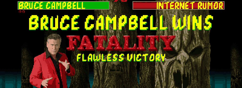 Bruce Campbell is Teasing Mortal Kombat Fans on Twitter