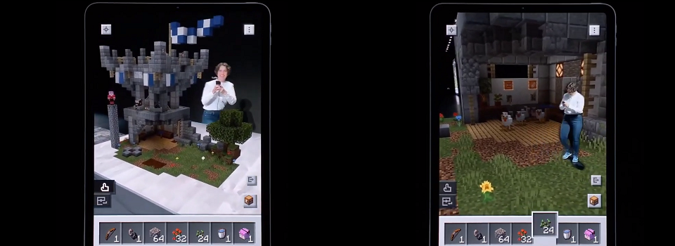 Gameplay Footage of The Minecraft Earth Mobile AR Game Revealed