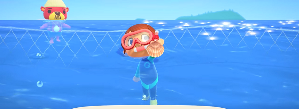 Swim, Dive, and Collect in the Animal Crossing: New Horizons Summer Update