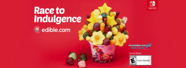 Nintendo and Edible Partner to Make Mario Kart Themed Fruit Bouquets