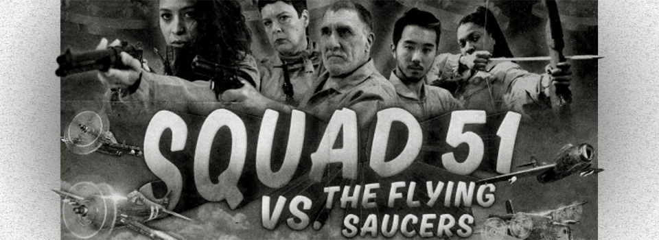 Defend Earth from Aliens in Squad 51 vs The Flying Saucers