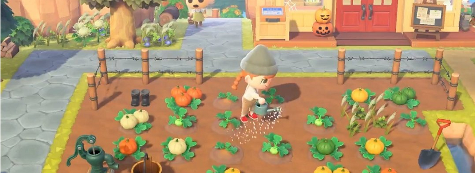 Farm Pumpkins and Collect Candy in an Animal Crossing New Horizons Fall Update